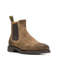 braune Chelsea Boots aus Wildleder von Doucal's