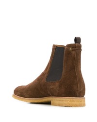 braune Chelsea Boots aus Wildleder von Car Shoe