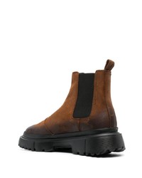 braune Chelsea Boots aus Wildleder von Hogan