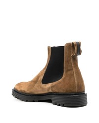 braune Chelsea Boots aus Wildleder von Premiata