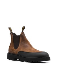 braune Chelsea Boots aus Wildleder von Doucal's