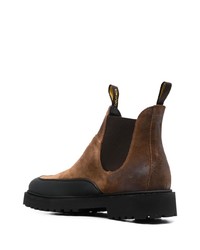 braune Chelsea Boots aus Wildleder von Doucal's