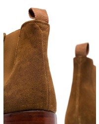 braune Chelsea Boots aus Wildleder von Grenson