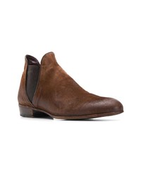 braune Chelsea Boots aus Wildleder von Lidfort