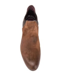 braune Chelsea Boots aus Wildleder von Lidfort