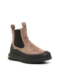 braune Chelsea Boots aus Wildleder von Diemme