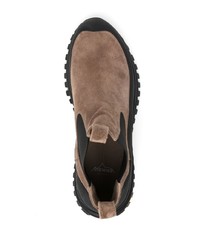 braune Chelsea Boots aus Wildleder von Diemme