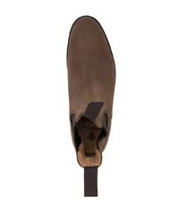 braune Chelsea Boots aus Wildleder von Tricker's