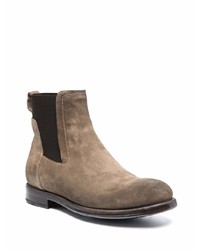 braune Chelsea Boots aus Wildleder von Silvano Sassetti