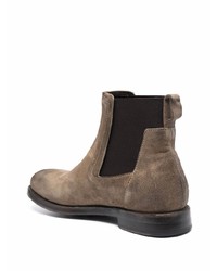 braune Chelsea Boots aus Wildleder von Silvano Sassetti