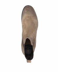 braune Chelsea Boots aus Wildleder von Silvano Sassetti