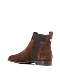 braune Chelsea Boots aus Wildleder von Tod's