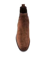 braune Chelsea Boots aus Wildleder von Tod's