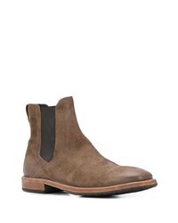 braune Chelsea Boots aus Wildleder von Moma