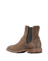 braune Chelsea Boots aus Wildleder von Moma