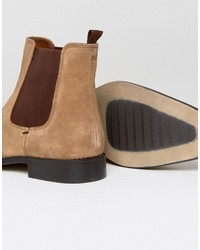 braune Chelsea Boots aus Wildleder von Dune