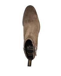 braune Chelsea Boots aus Wildleder von Doucal's
