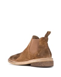 braune Chelsea Boots aus Wildleder von Marsèll