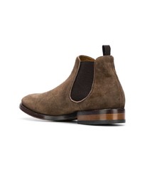 braune Chelsea Boots aus Wildleder von Officine Creative