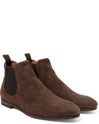 braune Chelsea Boots aus Wildleder von Officine Creative