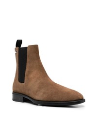 braune Chelsea Boots aus Wildleder von Giuseppe Zanotti