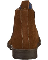 braune Chelsea Boots aus Wildleder von s.Oliver