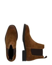 braune Chelsea Boots aus Wildleder von Scotch & Soda