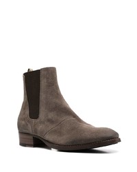 braune Chelsea Boots aus Wildleder von Officine Creative