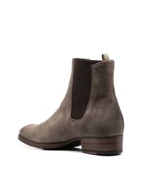 braune Chelsea Boots aus Wildleder von Officine Creative