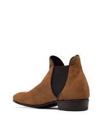 braune Chelsea Boots aus Wildleder von Lidfort