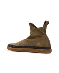 braune Chelsea Boots aus Wildleder von Buttero