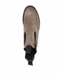 braune Chelsea Boots aus Wildleder von Tricker's