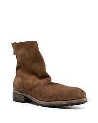 braune Chelsea Boots aus Wildleder von Undercover