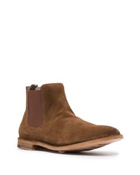 braune Chelsea Boots aus Wildleder von Officine Creative