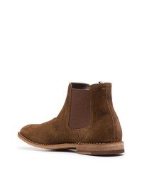 braune Chelsea Boots aus Wildleder von Officine Creative