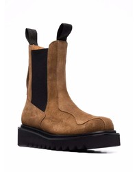 braune Chelsea Boots aus Wildleder von Toga Virilis