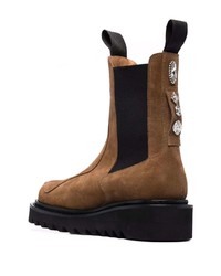 braune Chelsea Boots aus Wildleder von Toga Virilis