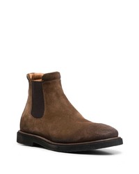 braune Chelsea Boots aus Wildleder von Silvano Sassetti