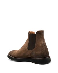 braune Chelsea Boots aus Wildleder von Silvano Sassetti