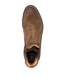 braune Chelsea Boots aus Wildleder von Silvano Sassetti