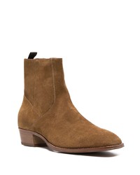 braune Chelsea Boots aus Wildleder von Represent