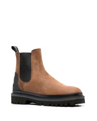 braune Chelsea Boots aus Wildleder von Woolrich