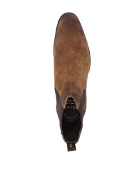 braune Chelsea Boots aus Wildleder von Doucal's