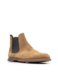 braune Chelsea Boots aus Wildleder von Premiata