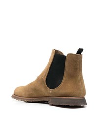 braune Chelsea Boots aus Wildleder von Premiata