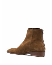 braune Chelsea Boots aus Wildleder von Zadig & Voltaire