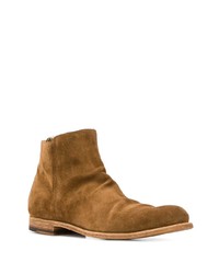 braune Chelsea Boots aus Wildleder von Officine Creative