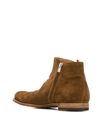 braune Chelsea Boots aus Wildleder von Officine Creative