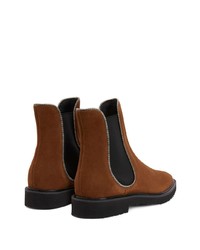 braune Chelsea Boots aus Wildleder von Giuseppe Zanotti