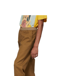 braune Chinohose von Gucci